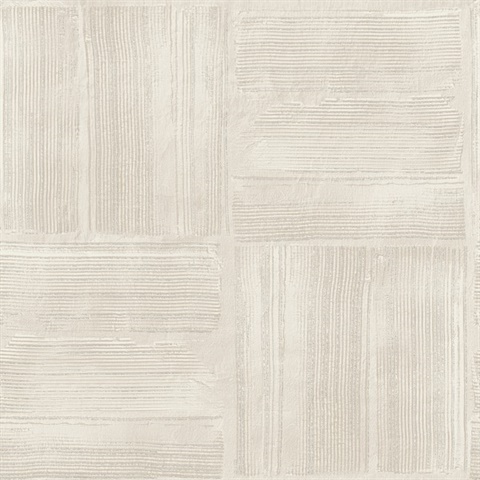 Jasper Ivory Block Texture Wallpaper