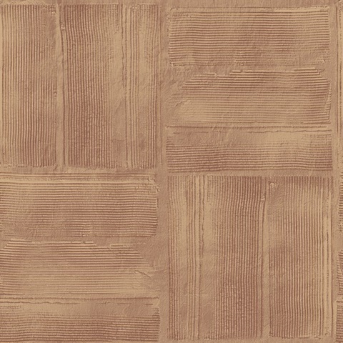 Jasper Rust Block Texture Wallpaper