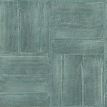 Jasper Teal Block Texture Wallpaper