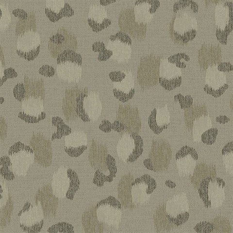 Javan Sage Faux Leopard Skin Wallpaper