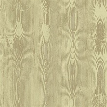 Jaxson Gold Faux Wood Wallpaper