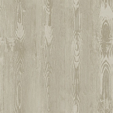 Jaxson Light Brown Faux Wood Wallpaper