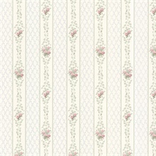 Jaynie Blush Trellis Stripe