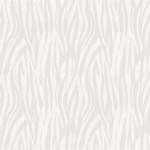 Jazz Fog Modern Verticsal Zebra Stripe Wallpaper