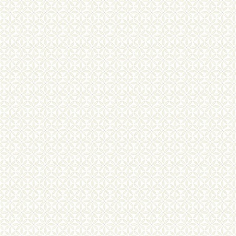 Jellia Beige Petal Geometric Wallpaper