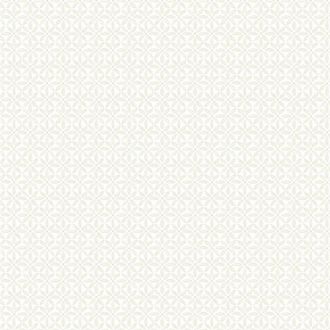 Jellia Beige Petal Geometric Wallpaper