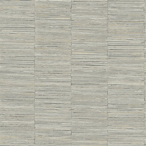 Jenga Grey Textured Striped Column Wallpaper