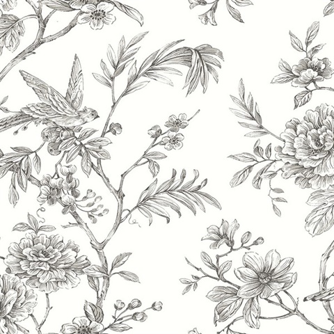 grey flower wallpaper