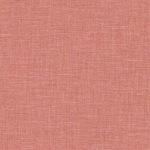 Jocelyn Pink Faux Linen Wallpaper
