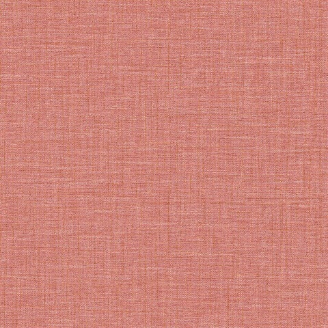 Jocelyn Pink Faux Linen Wallpaper