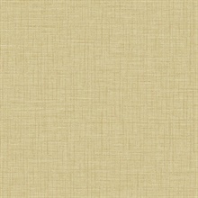 Jocelyn Yellow Faux Linen Wallpaper