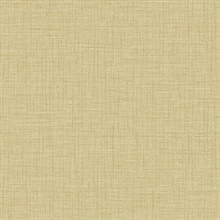 Jocelyn Yellow Faux Linen Wallpaper