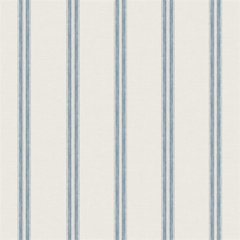 Johnny Blue Stripes Wallpaper
