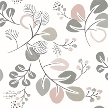 Jona Light Pink Trail Wallpaper