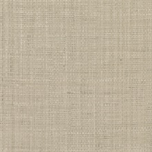 Jonus Taupe Faux Grasscloth Wallpaper