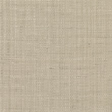 Jonus Taupe Faux Grasscloth Wallpaper