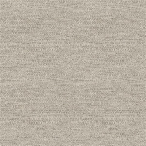 Jordan Taupe Faux Basketweave Wallpaper