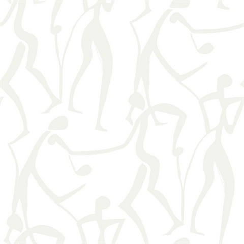 Joyful Dancers Pearl Wallpaper