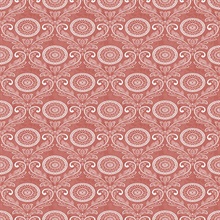 Jubilee Red Medallion Damask Wallpaper