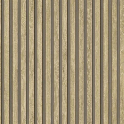 Jun Wood Ash Brown Wallpaper