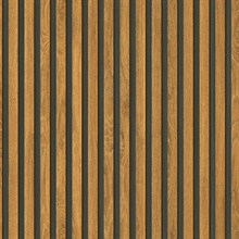 Jun Wood Honey Brown Wallpaper