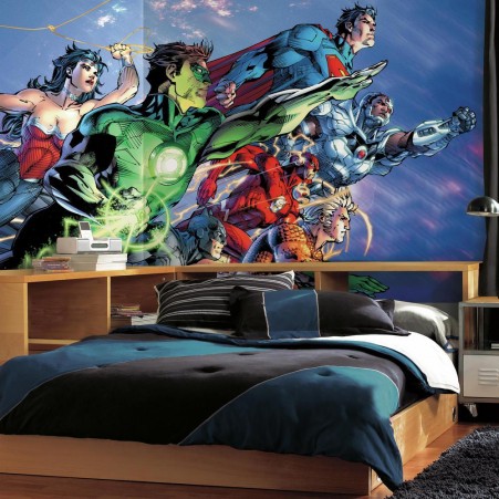 Justice League XL Wallpaper Mural 10.5' X 6'