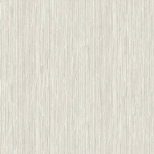 Justina Cream Faux Vertical Grasscloth Stria Wallpaper