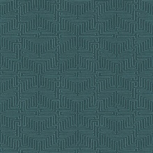 Kairo Teal Geometric Wallpaper