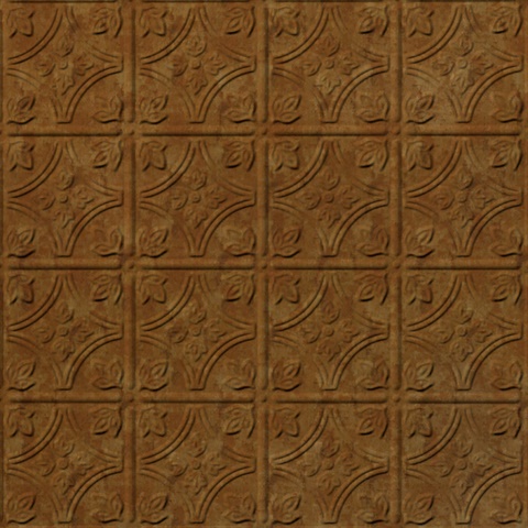 Kaleidoscope Ceiling Panels Aged Gold