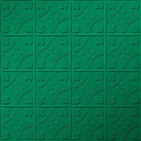 Kaleidoscope Ceiling Panels Metallic Green
