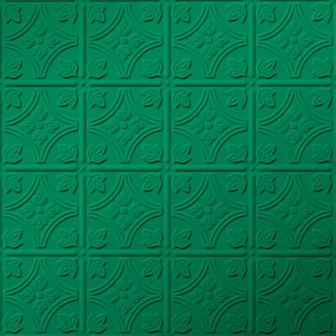 Kaleidoscope Ceiling Panels Metallic Green