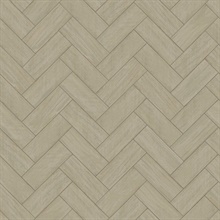 Kaliko Green Wood Textured Herringbone Wallpaper