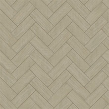 Kaliko Green Wood Textured Herringbone Wallpaper