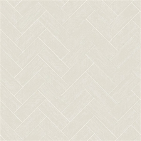 Kaliko Light Grey Wood Textured Herringbone Wallpaper