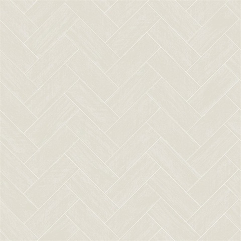 Kaliko Light Grey Wood Textured Herringbone Wallpaper