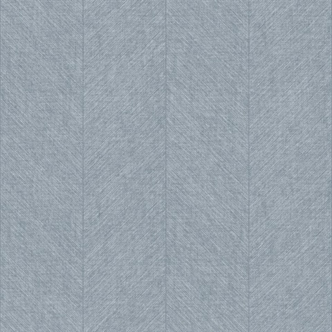 Kallam Light Blue Chevron Wallpaper