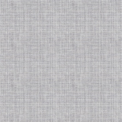 Kantera Blueberry Faux Fabric Weave Texture Wallpaper