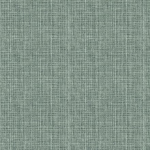 Kantera Green Faux Fabric Weave Texture Wallpaper