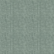 Kantera Green Faux Fabric Weave Texture Wallpaper