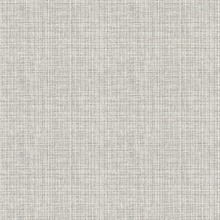 Kantera Light Grey Faux Fabric Weave Texture Wallpaper