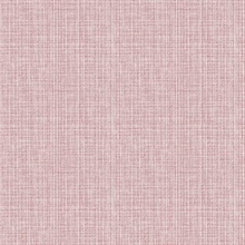Kantera Pink Faux Fabric Weave Texture Wallpaper