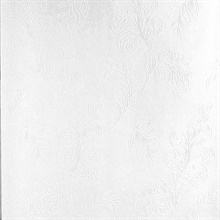 Karimah White Jacobean Wallpaper