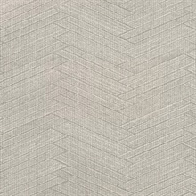 Karma Light Grey Herringhone Weave