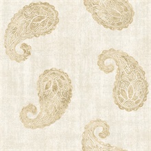 Kashmir Cream Paisley