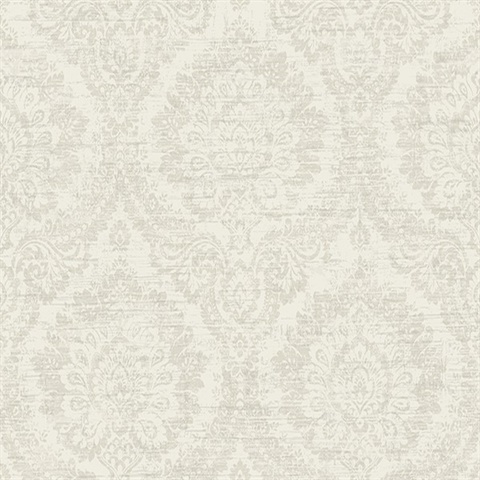 Kauai Beige Damask