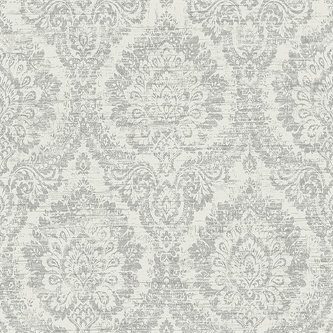 Kauai Grey Damask