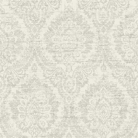 Kauai White Damask