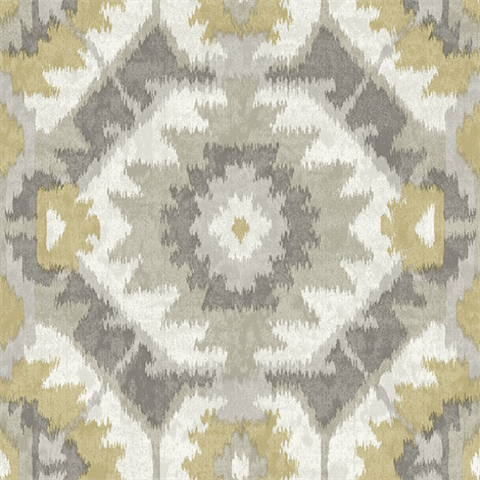 Kazac Grey Shibori Wallpaper