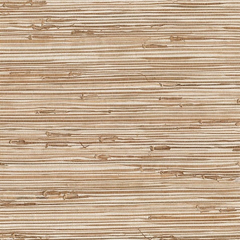 Kaziko Khaki Grasscloth Wallpaper