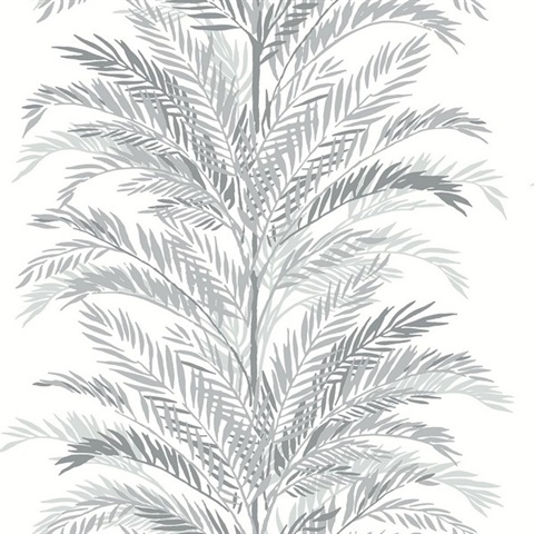 Keana Palm Botanical Harbor Mist Peel and Stick Wallpaper